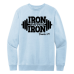  Sweat Shirt Color: Ice BlueDesign Color: Black