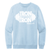  Sweat Shirt Color: Ice BlueDesign Color: White