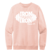  Sweat Shirt Color: Rose Water PinkDesign Color: White