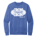  Sweat Shirt Color: Royal FrostDesign Color: White