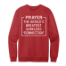 Sweat Shirt Color: Classic RedDesign Color: White