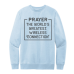  Sweat Shirt Color: Ice BlueDesign Color: Black