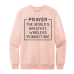  Sweat Shirt Color: Rose Water PinkDesign Color: Black