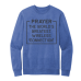  Sweat Shirt Color: Royal FrostDesign Color: Black