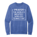  Sweat Shirt Color: Royal FrostDesign Color: White