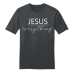  Shirt Color: CharcoalDesign Color: White