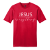  Shirt Color: Classic RedDesign Color: White