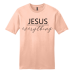  Shirt Color: Dusty PeachDesign Color: Black