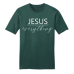  Shirt Color: EvergreenDesign Color: White