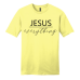  Shirt Color: Lemon YellowDesign Color: Black