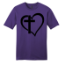  Shirt Color: PurpleDesign Color: Black