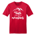  Shirt Color: Classic RedDesign Color: White