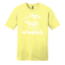  Shirt Color: Lemon YellowDesign Color: White