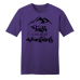  Shirt Color: PurpleDesign Color: Black