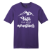  Shirt Color: PurpleDesign Color: White