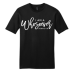  Shirt Color: BlackDesign Color: White