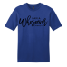  Shirt Color: Deep RoyalDesign Color: Black