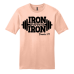  Shirt Color: Dusty PeachDesign Color: Black