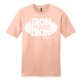 Shirt Color: Dusty PeachDesign Color: White