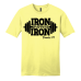  Shirt Color: Lemon YellowDesign Color: Black