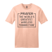  Shirt Color: Dusty PeachDesign Color: Black